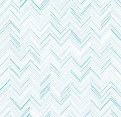 Abstract seamless pattern of lines and zigzags. Movement of geometric forms.