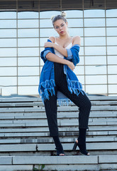 Urban fashionable girl