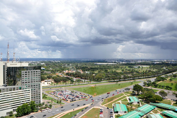 Brazill skyline view