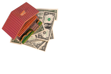 house standing on bills