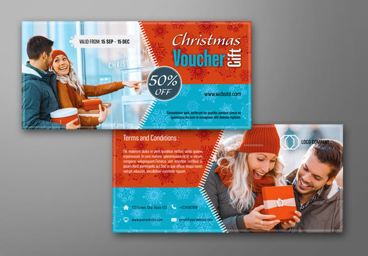Christmas Voucher Layout