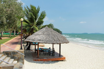 Fototapeta premium gazebo on the beach