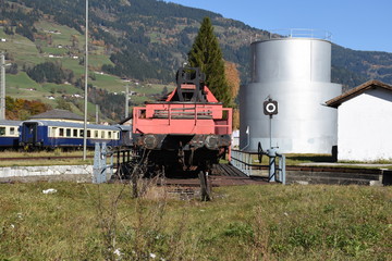 Kranwagen, Baureihe 9766, Reihe 9766, 9766, ÖBB, Ausleger, Kran, Winkel, Winkelmesser,...