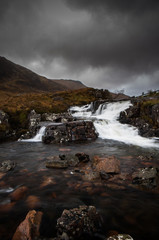 etive mor waterfall