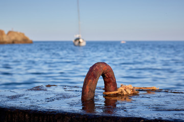 Fototapeta premium old rusty pier