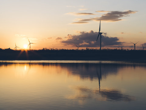 wind turbines