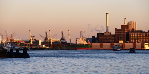 Baltimore - Inner Harbor bei Sonnenuntergang