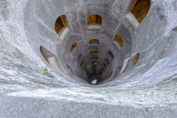 Orvieto - ottobre 2017 - Vista interna del pozzo di San Patrizio