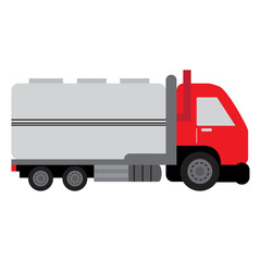 Isolated truck icon on a white background, Vector illustration