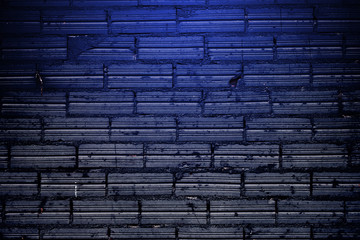 Fondo de ladrillos azulados.