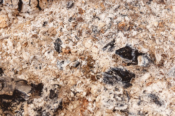 Burned out ashes grunge texture
