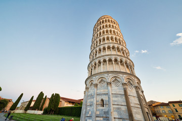 Leaning tower in Pisa