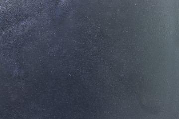 Smooth texture of the metal door