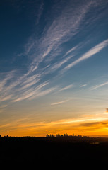 Fototapeta premium Sonnenuntergang in Coquitlam