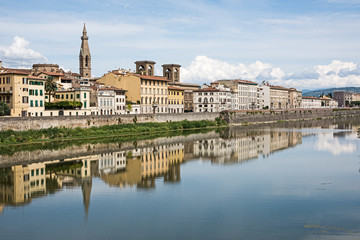 Fototapeta na wymiar Florence reflections