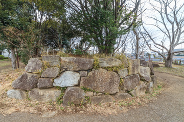 冬の堀込砦の風景