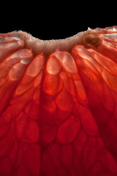 Macro of Grapefruit
