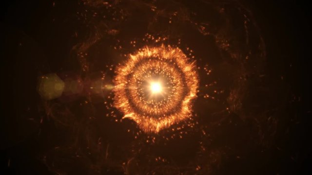 Abstract space or time travel concept background, intergalactic exploration supernova. Burst of Energy, fire, plasma. Graphical Resource