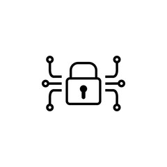 electronic lock icon
