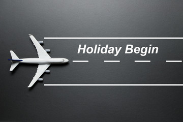 Holiday begin concept