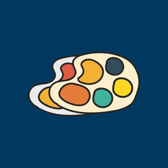 Stationary illustration drawing style