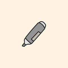 Vector of stationery doodle style