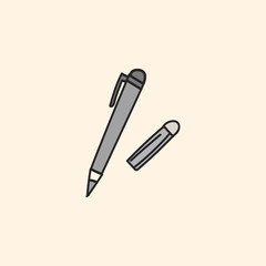 Stationary illustration drawing style