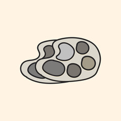 Stationary illustration drawing style