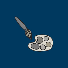 Stationary illustration drawing style