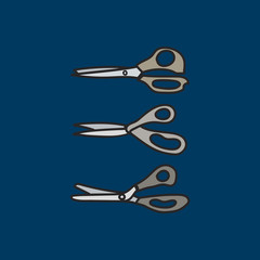 Vector of stationery doodle style