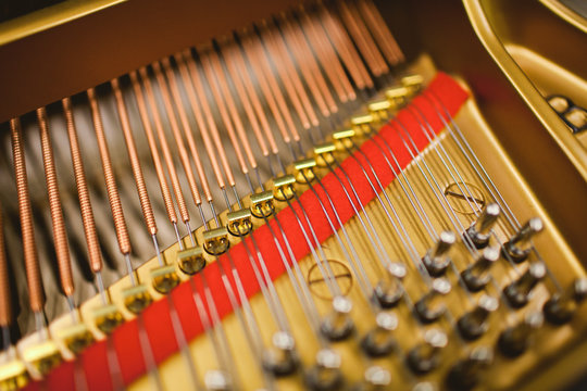 Mechanics of a piano