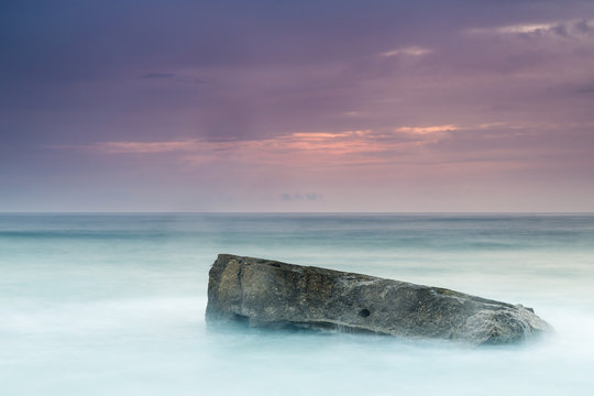 Bunkers on a beach
