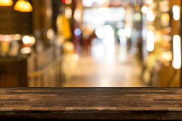 Blurred image of vintage shop.