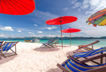 Beautiful sunny day at Koh-Khai in Phang-Nga, Thailand