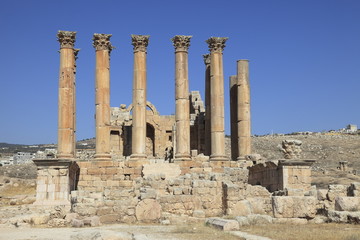 ジェラシュ遺跡のアルテミス神殿