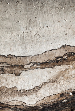 Tar Residue on Concrete Abstract