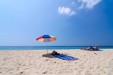 Sunny day at Karon beach Phuket, Thailand