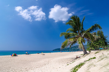 Fototapeta premium Sunny day at Karon beach Phuket, Thailand