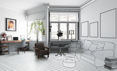 Möbliertes Apartment (Projektierung)