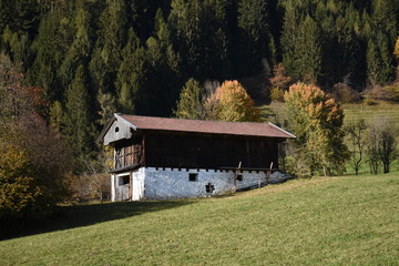Osttirol, Lienz, Lienzer Dolomiten, Lienzer Talboden, Thurn, Prappernitze, Dorf, Bergbauerndorf,...