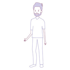 Fototapeta premium young man avatar character