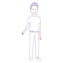 young man avatar character