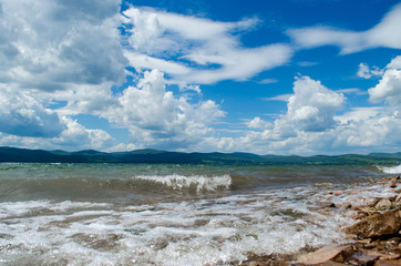 waves on the lake