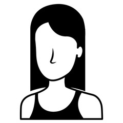beautiful woman avatar character