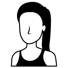 beautiful woman avatar character