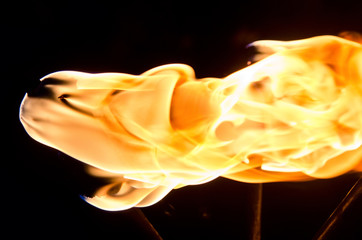 the texture of fire