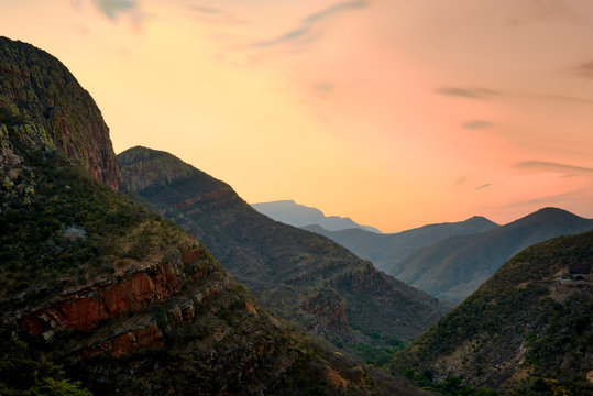 mountain sunset