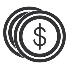 coins money isolated icon