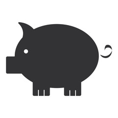 piggy savings isolated icon