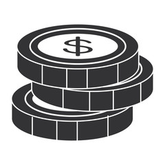 coins money isolated icon